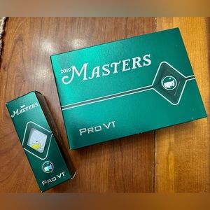 2019 Augusta National Golf Club Masters Golf Balls - 1 Sleeve & Box- Pro V1